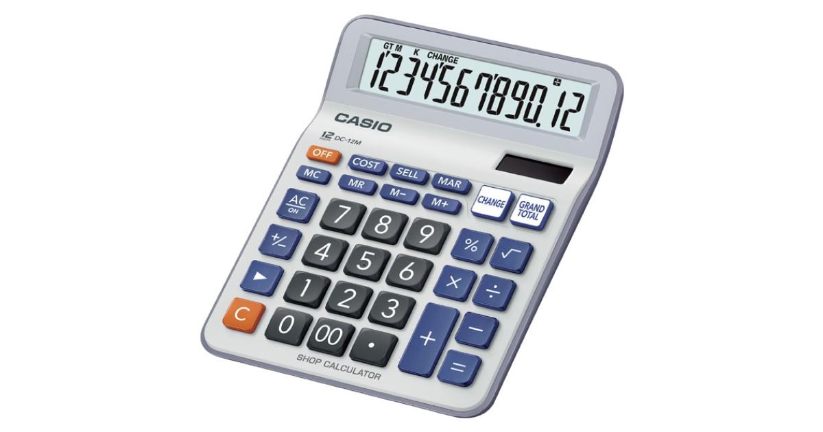 Casio Calculator DC12M DC12M